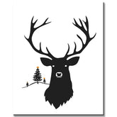 Painting by Numbers Deer Merry Christmas